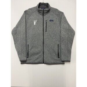 Patagonia Better Sweater Men’s XL Fleece Heathered Gray Rincon Consultants Logo
